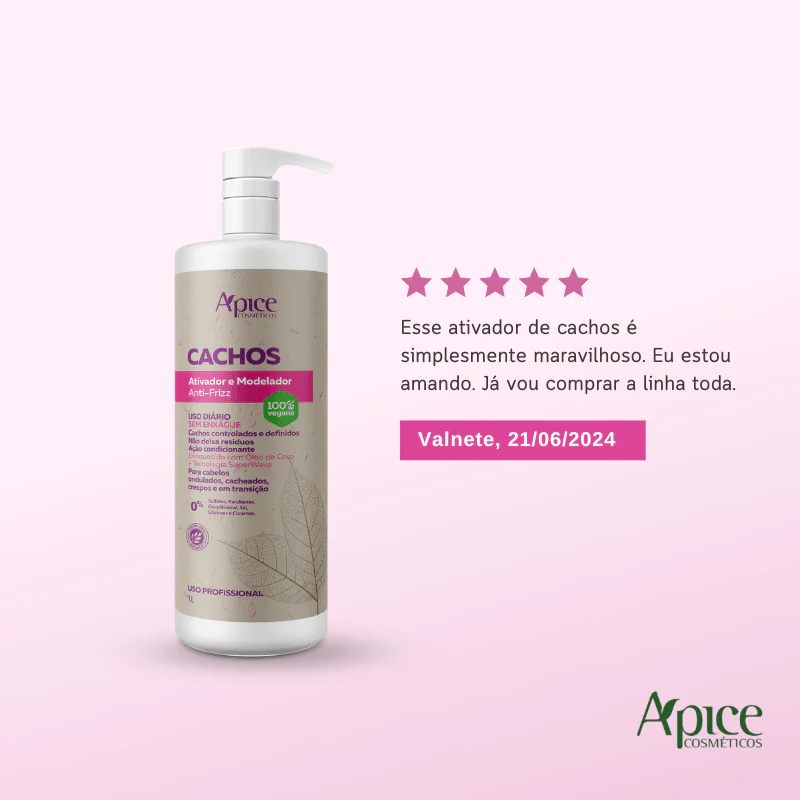Kit Cachos - Shampoo, Máscara e Ativador de Cachos (3 itens) - Image 8