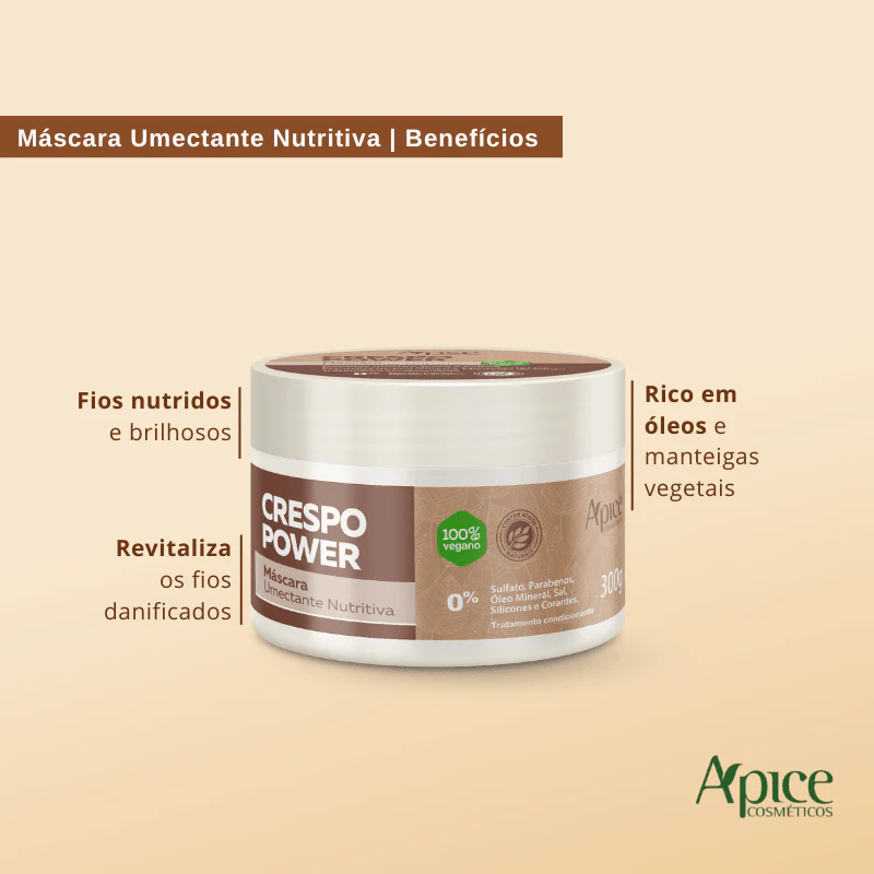 Kit Crespo Power - Shampoo, Co Wash, Condicionador, Gelatina, Máscara e Creme de Pentear (6 ITENS) - Image 8